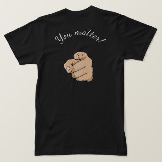 camiseta "tú importas"