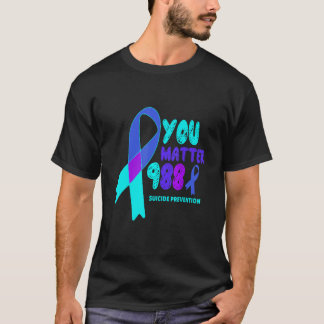 Camiseta Tú Importas 988 Conciencia de Prevención del Suici