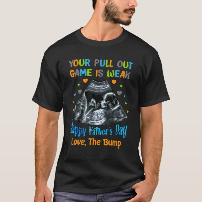 Camiseta Tu juego de retiro es débil Feliz Día de los Padre (Anverso)