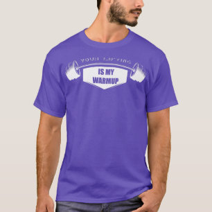 Camiseta Tu levantamiento es mi WarmupGym Motivation Fitnes