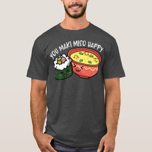 Camiseta Tú maki miso feliz Otaku Japón