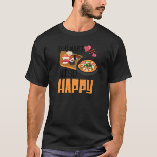 Camiseta Tu Maki Miso feliz sushi japonés 2