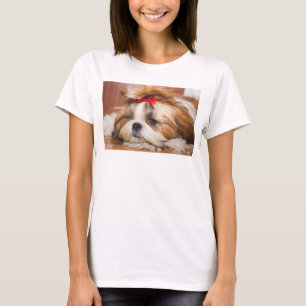 Camiseta Tu mascota amante del perro con fotos de cachorros