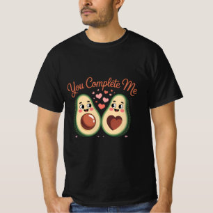 Camiseta Tú Me Completas - Amor de Aguacate Adorable