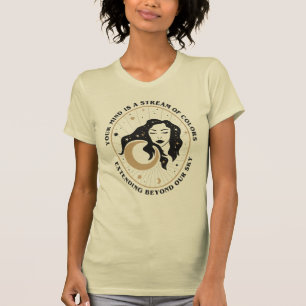 Camiseta Tu mente es una corriente de colores