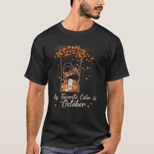 Camiseta Tu Mi Color Favorito Es Octubre Agradecimiento De 