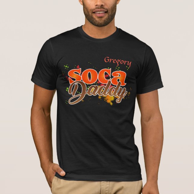 Camiseta (Tu Nombre) Soca Daddy (Anverso)