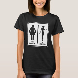 Camiseta Tu novia contra mi novia