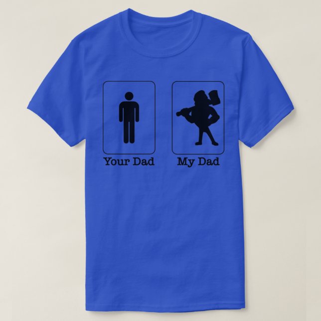 Camiseta Tu padre contra mi padre leñador (Diseño del anverso)