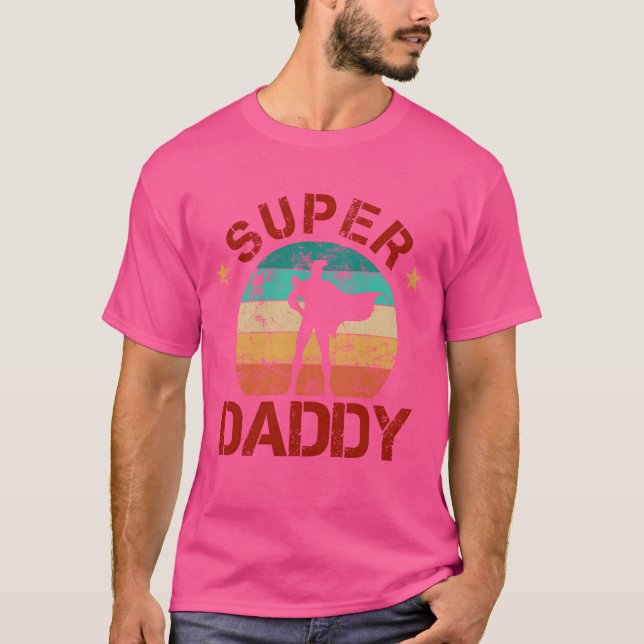 Camiseta Tu padre es tu retro de héroe (Anverso)