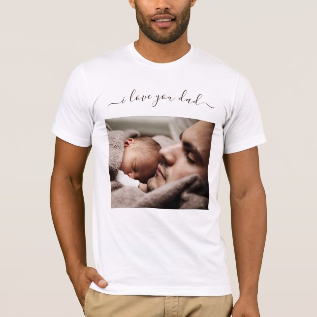 Camiseta Tu padre foto-camiseta regalo de regalo de tu padr (Anverso)