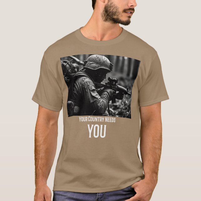 Camiseta Tu País Te Necesita (Anverso)