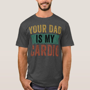 Camiseta Tu Papá Es Mi Chica De Cardio Leopard.