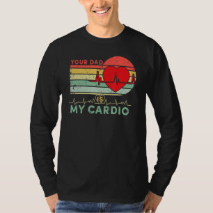 Camiseta Tu Papá Es Mi Padre De Vintage Cardio Retro