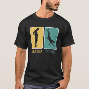 Camiseta Tu papá Mi papá Buceando Spearfisher Speardiver Sp