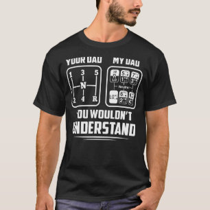 Camiseta Tu papá mi papá camionero de 18 velocidades