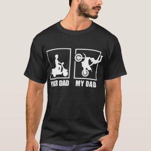 Camiseta Tu Papá Mi Papá Regalo Divertido para Papá Motocic