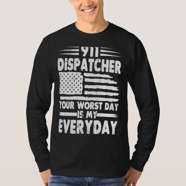 Camiseta Tu Peor Día Es Mi Diferente 911 (Anverso)