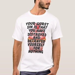 Camiseta Tu peor pecado 