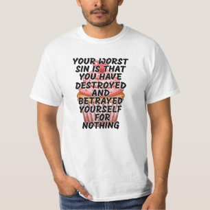 Camiseta Tu peor pecado 