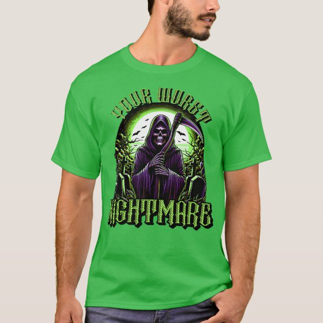 CAMISETA TU PEOR PESADILLA (Anverso)
