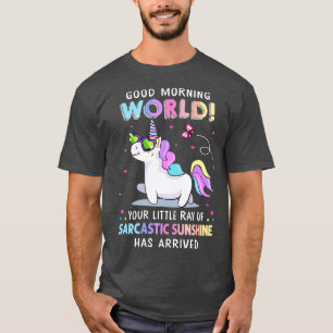 Camiseta Tu Pequeño Rayo De Sol Sarcástico Ha Llegado