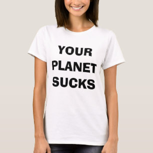 Camiseta Tu planeta golpea