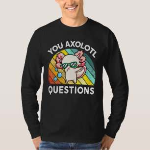 Camiseta Tú Preguntas de Ajolote Niños Lindos Squishmallows