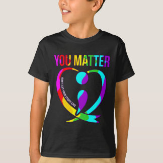 Camiseta Tu problema feliz Gráfico de apoyo a la conciencia