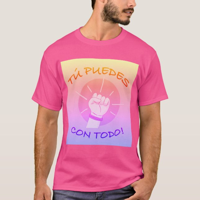 Camiseta tu puedes  (Anverso)