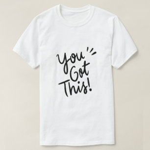 Camiseta Tú Puedes – Tipografía de Ánimo