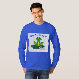 Camiseta Tu Rincón o el Mío - Manga Larga Azul Real Hombres