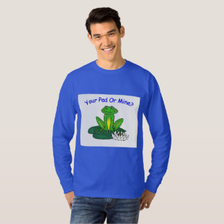Camiseta Tu Rincón o el Mío - Manga Larga Azul Real Hombres