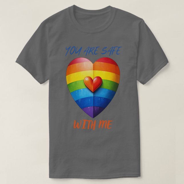 Camiseta Tu Seguridad Conmigo Protege A Los Niños Trans (Diseño del anverso)