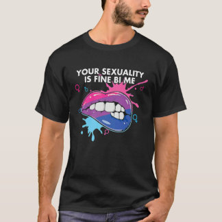 Camiseta Tu sexualidad está bien para mí bisexual bisexuali