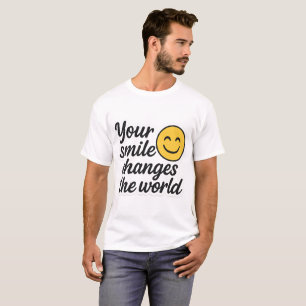 Camiseta Tu sonrisa cambia el mundo