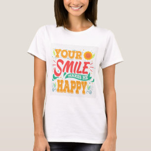 Camiseta Tu sonrisa me hace feliz