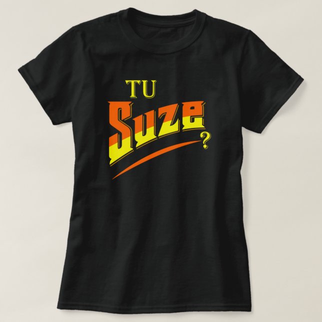 Camiseta tú suze (Diseño del anverso)