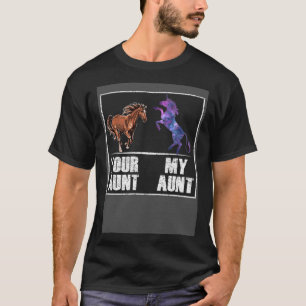Camiseta Tu tía Caballo, mi tía, Unicorn, sobrino