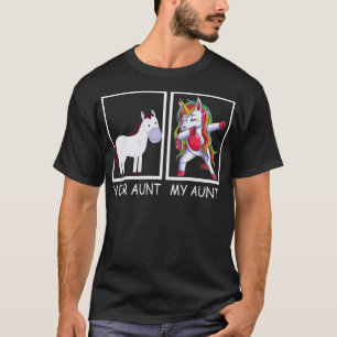 Camiseta Tu tía mi tía Caballo y unicornio divertidos tee p