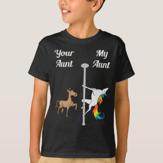 Camiseta Tu Tía Mi Tía Yo Fiesta Bailando Unicorn