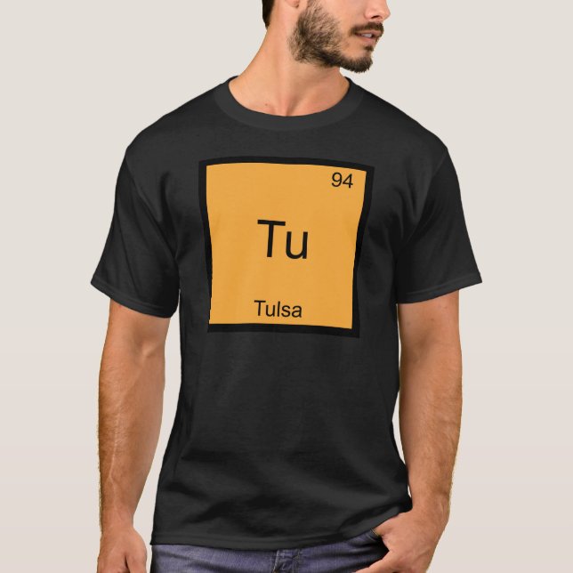 Camiseta Tu - Tulsa City Chemistry Símbolo T-Shirt (Anverso)