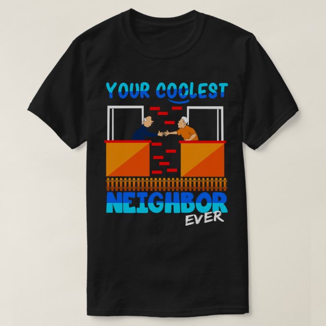 Camiseta Tu vecino más frío de la historia (Diseño del anverso)