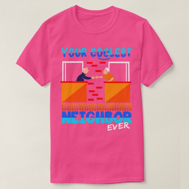Camiseta Tu vecino más frío de la historia (Diseño del anverso)