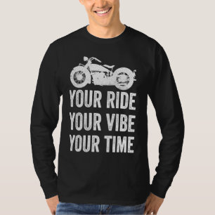 Camiseta Tu Viaje Tu Vibra Tu Tiempo Chopper Bicicleta Vint