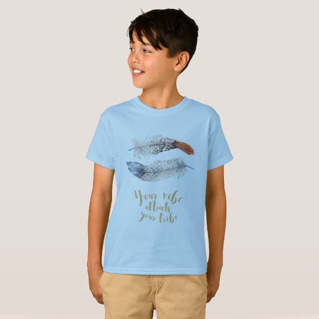 Camiseta Tu vibe atrae a tu tribu (Anverso completo)