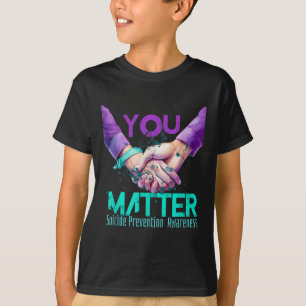 Camiseta Tu vida elige seguir adelante Prevención del suici