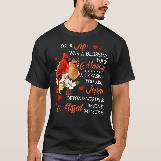 Camiseta Tu Vida Fue Una Bendición (Anverso)