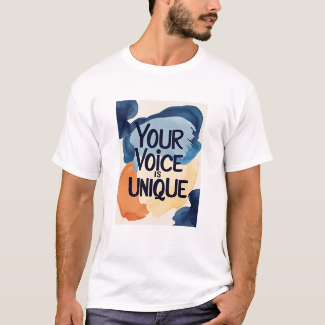 Camiseta Tu Voz Es Única opción 2 (Anverso)