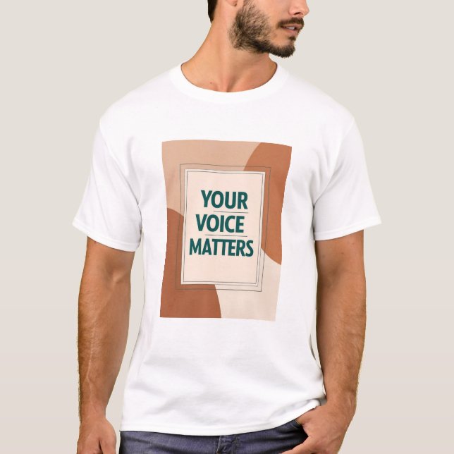 Camiseta Tu Voz Importa opción 3 (Anverso)